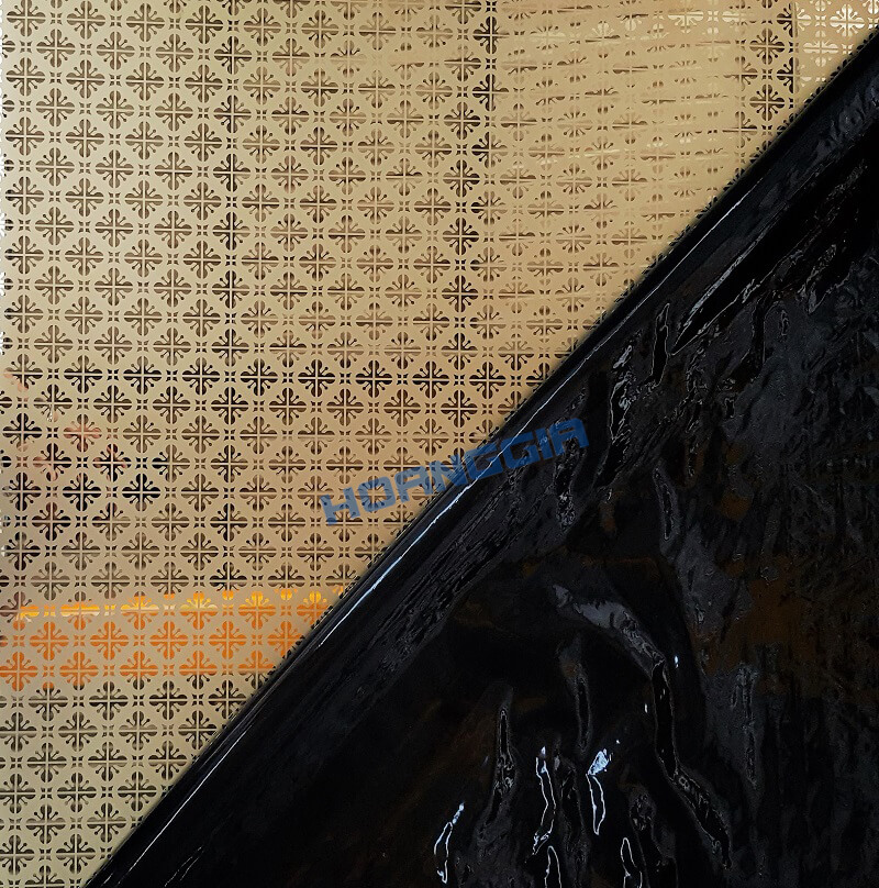 Mẫu INox HOA VĂN VÀNG 